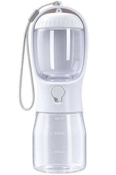 Vaso Portátil 3 en 1 para Perros: Agua, Comida y Bolsas