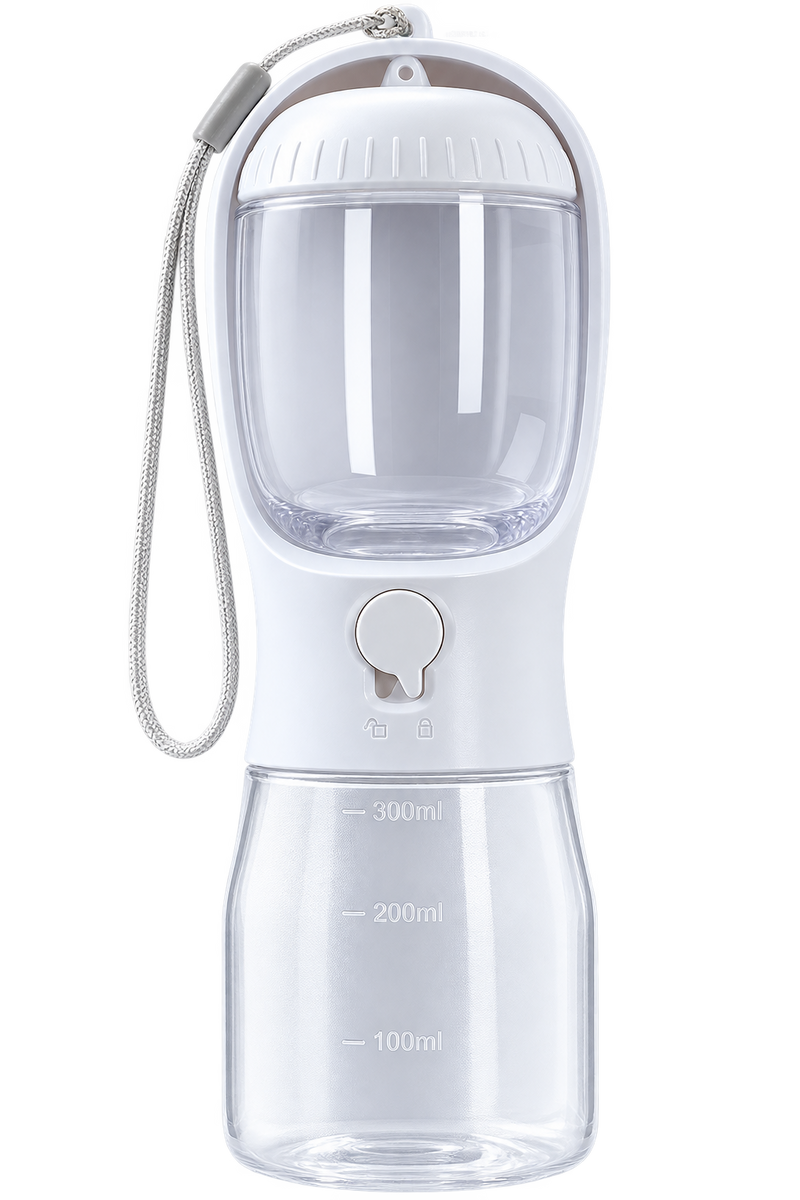 Vaso Portátil 3 en 1 para Perros: Agua, Comida y Bolsas | Deterrajaras
