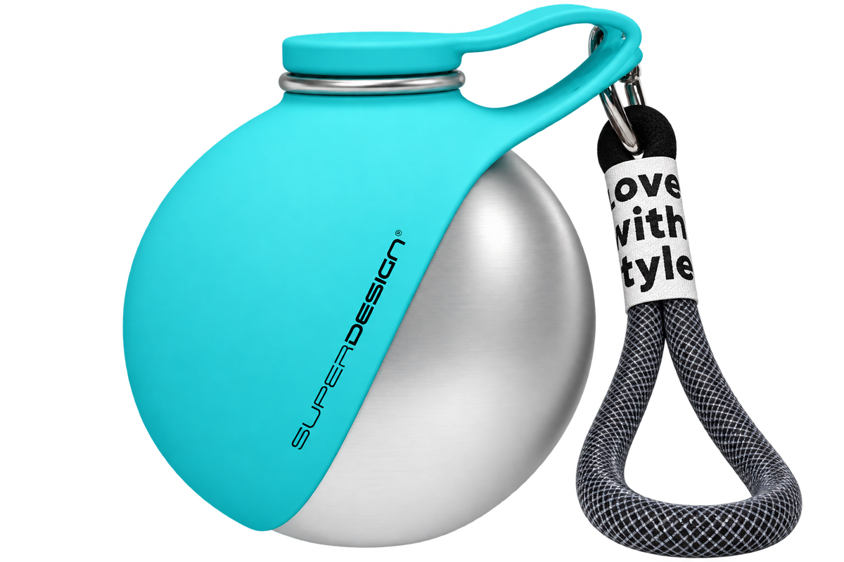 Botella de Agua Portátil de Acero Inoxidable para Perros